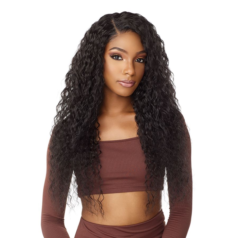 Sensationnel Cloud 9 What Lace? Human Hair Blend HD Lace Frontal Wig – Ezra 28