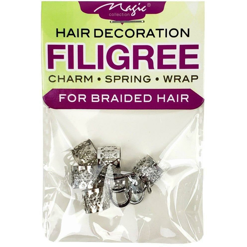 Magic Collection Filigree Tube With Heart Charm, Assorted #FILICHA11H