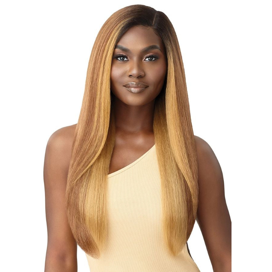 Outre Synthetic Lace Front Wig - Natural Yaki 26