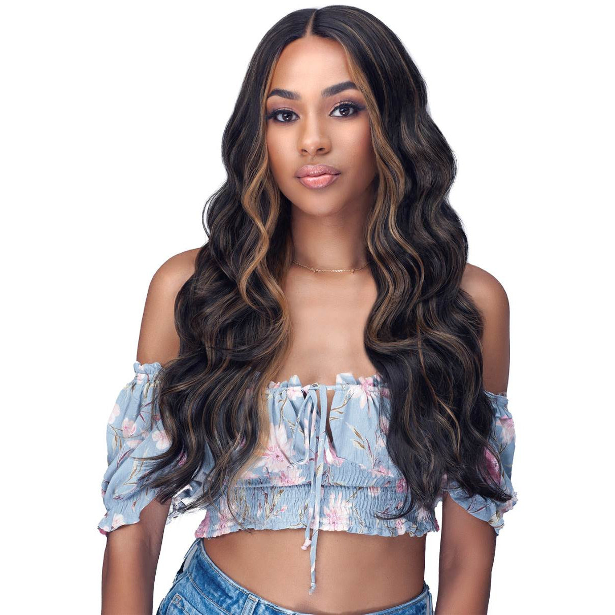 Bobbi Boss Miss Origin Human Hair Blend HD Lace Front Wig – MOGL100 Mina
