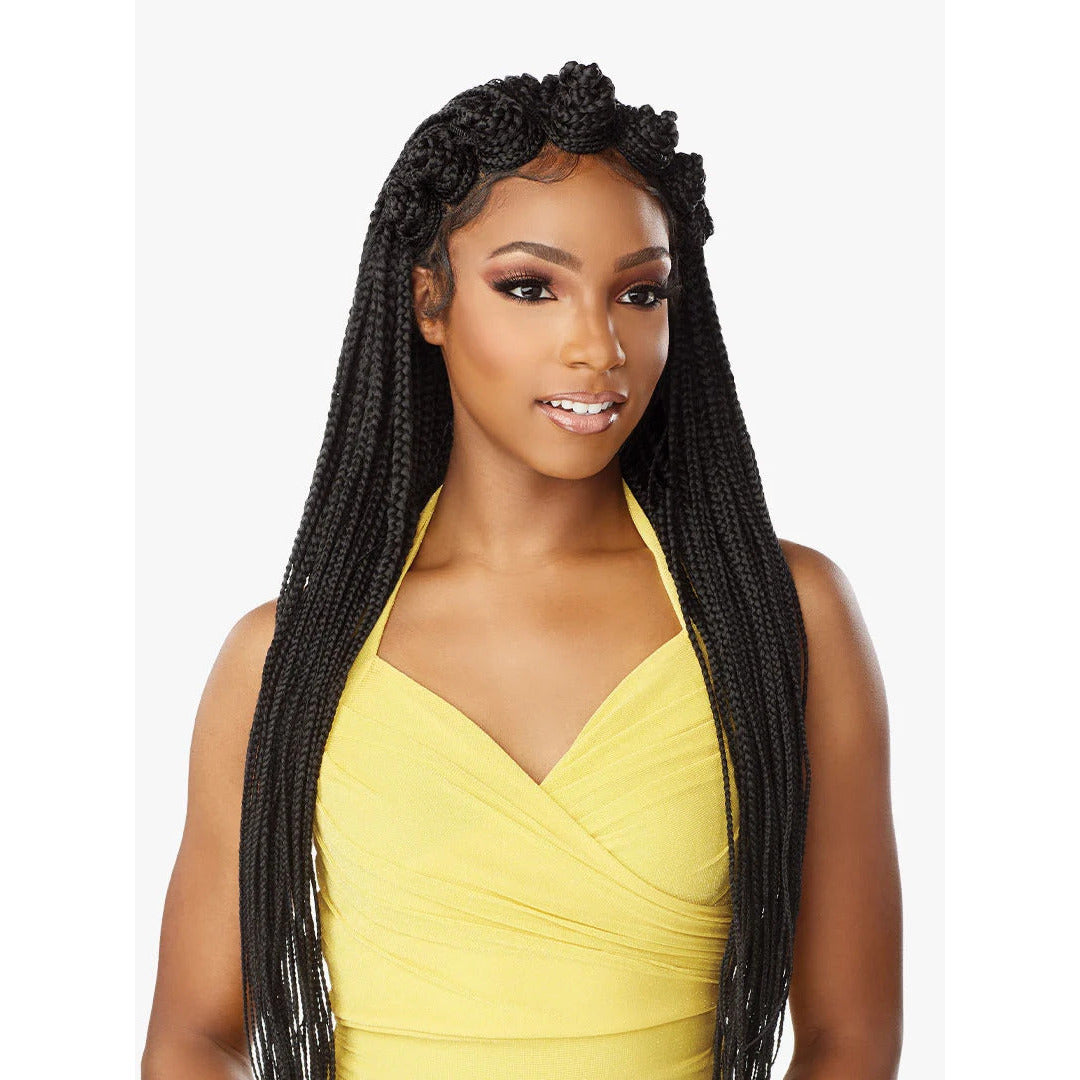 Sensationnel Cloud 9 Hand-Braided Synthetic HD Full Lace Front Wig - Box Braid 36