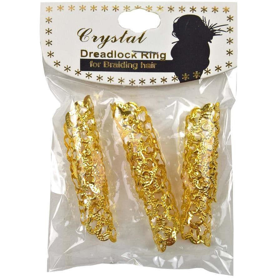 Crystal Hair Braid Tube Jumbo Dreadlock Ring