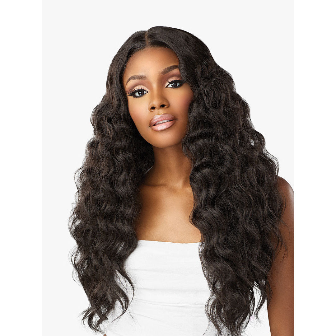 Sensationnel Butta Human Hair Blend HD Lace Front Wig - Hollywood Wave 26