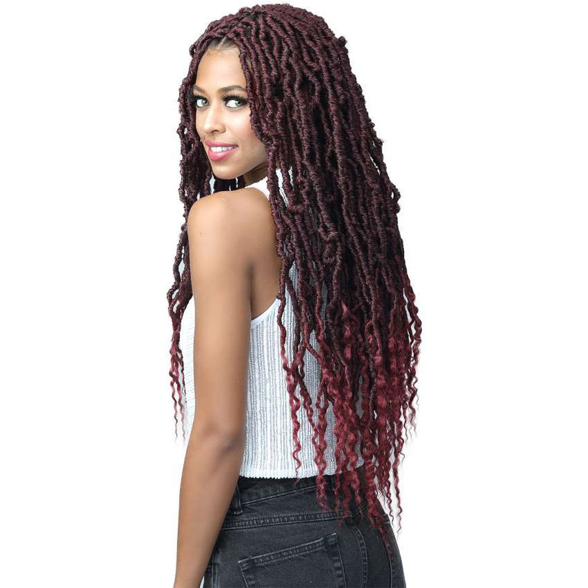 Bobbi Boss Synthetic Crochet Braids - 2X Nu Locs French Tips 24