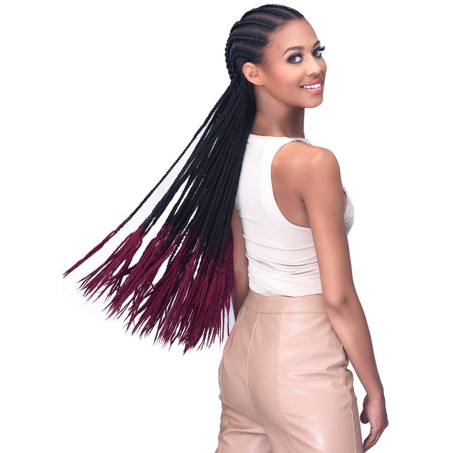 Bobbi Boss Synthetic Crochet Braids - 2X Willow Box Braid 24