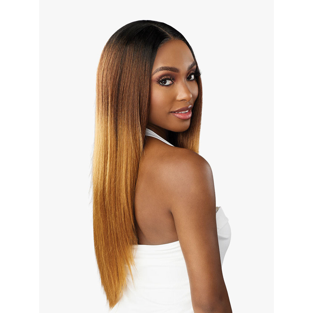 Sensationnel Butta Human Hair Blend HD Lace Front Wig - Straight 26