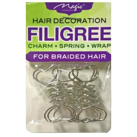 Magic Collection Filigree Heart Spring, Silver #FILISPR02SIL