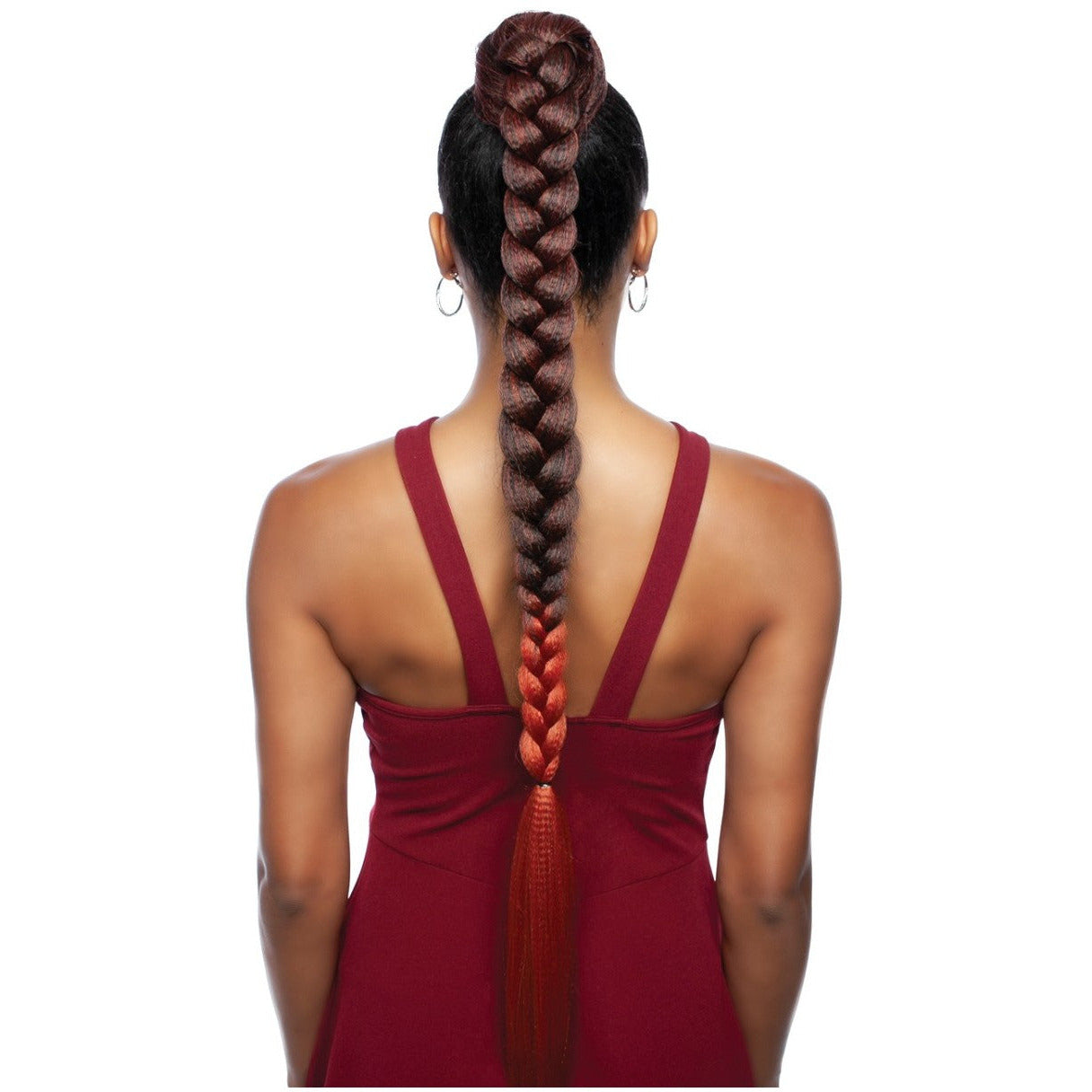 Mane Concept Brown Sugar Wrap & Tie Ponytail - BSWNT94 BS Long Braided WNT 36