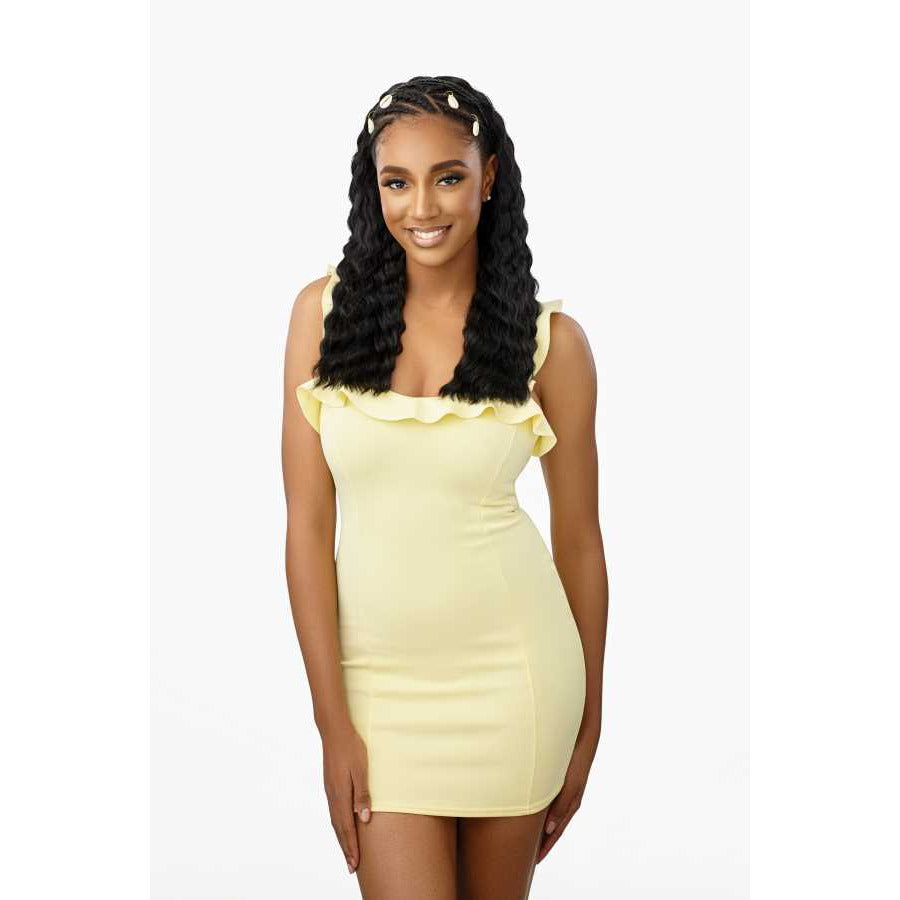 Outre Converti-Cap Synthetic Drawstring Half Wig - Rising Star