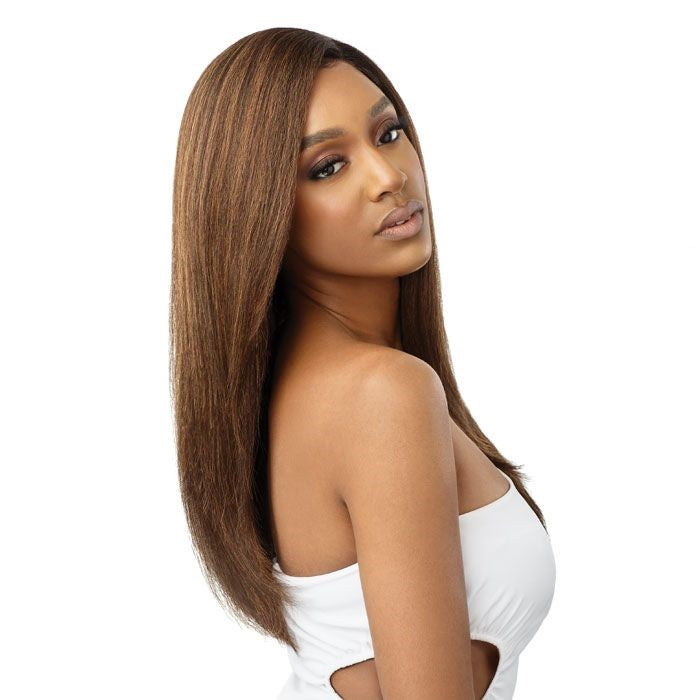 Outre Synthetic Lace Front Wig - Natural Yaki 22