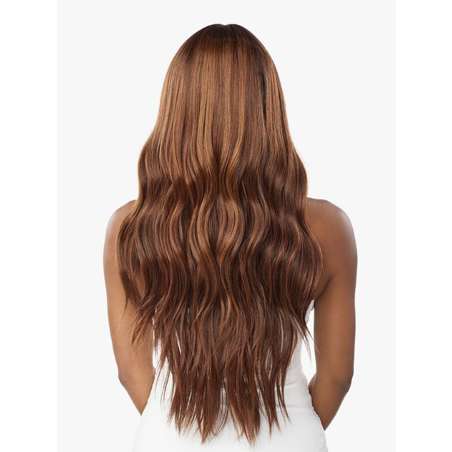 Sensationnel Butta Human Hair Blend HD Lace Front Wig - Loose Beach Wave 28