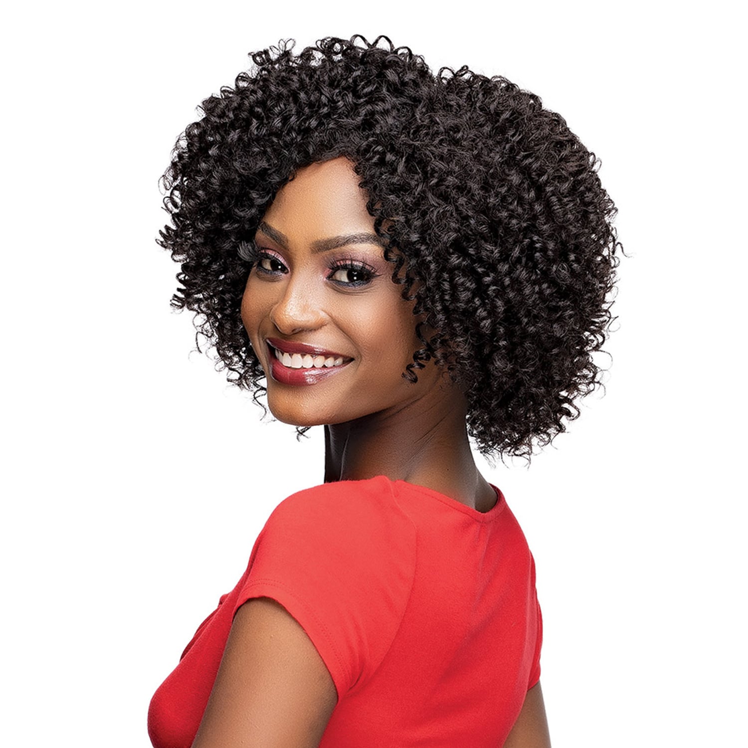 Janet Collection Natural Curly Premium Synthetic Wig - Natural Afro Oren