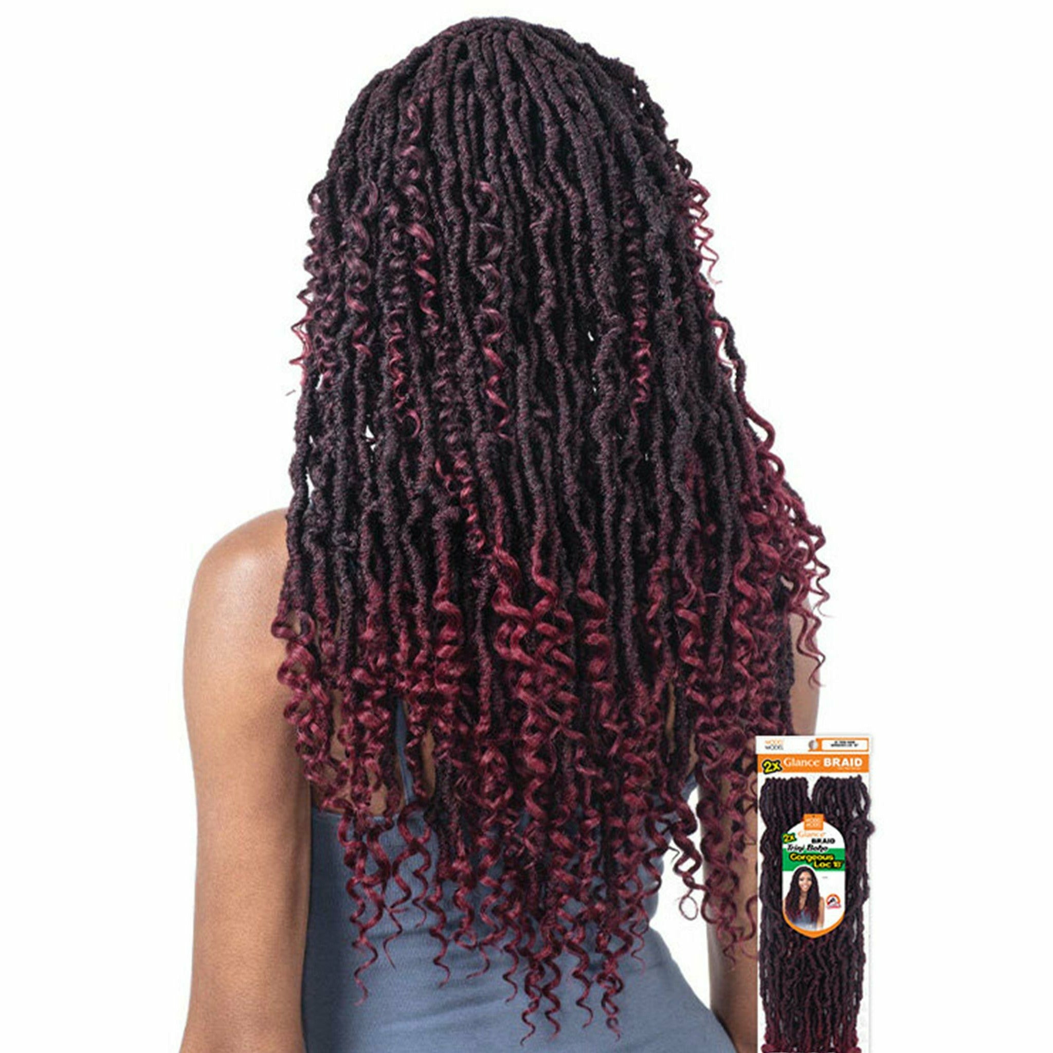 Model Model Synthetic Braids - 2X Trini Boho Gorgeous Loc 18