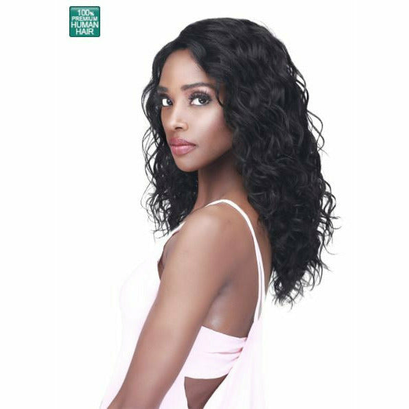 Bobbi Boss 100% Human Hair Lace Front Wig - MHLF593 Spanish Wave 18
