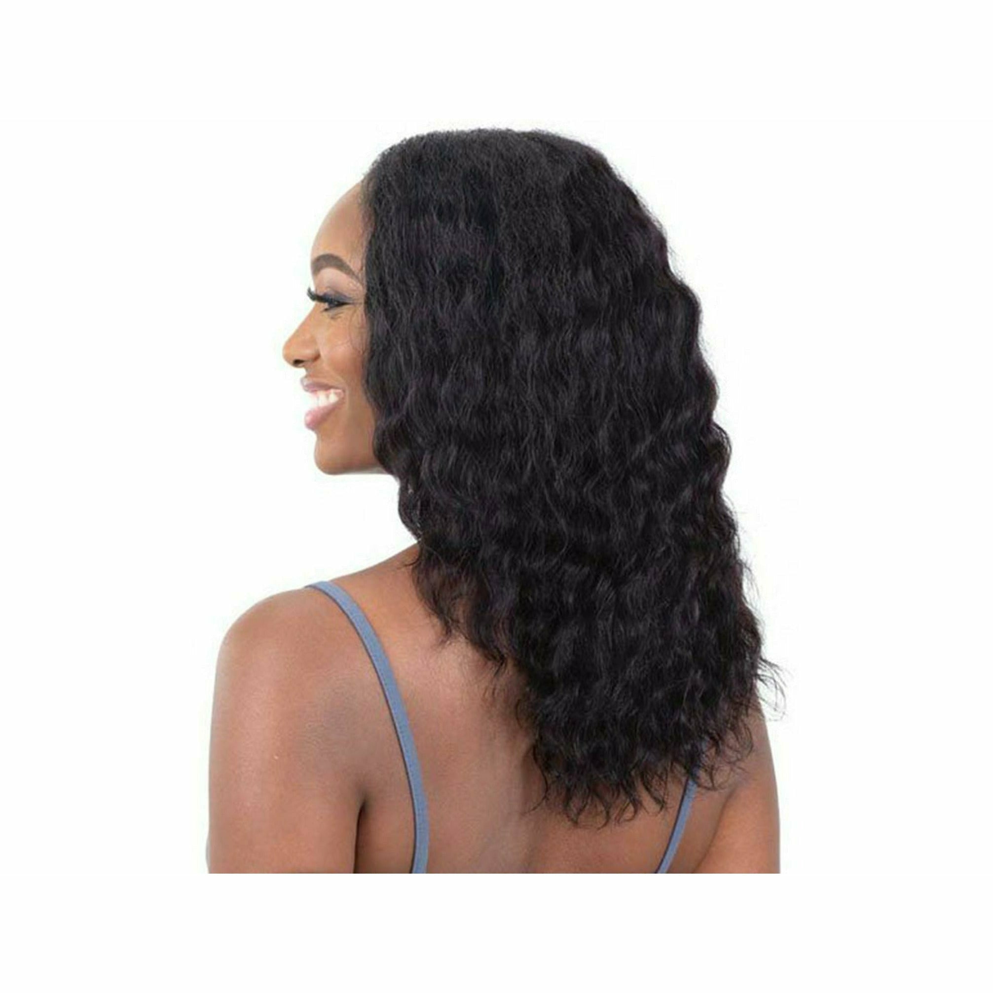 Shake-N-Go Naked Nature 100% Human Hair Wet & Wavy Tru-2-U Part Wig – Tru-Loose Deep