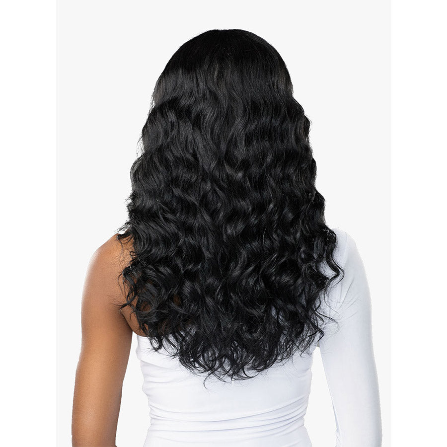 Sensationnel Butta Human Hair Blend HD Lace Front Wig - Deep Wave 20