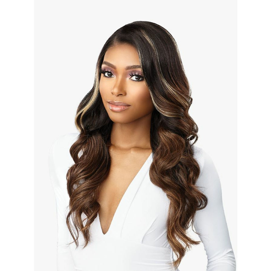 Sensationnel Butta Human Hair Blend HD Lace Front Wig - Glam Wave 24