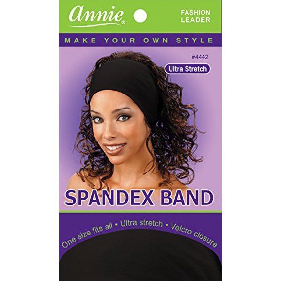 Annie Fashion Leader Spandex Band #4442 Black