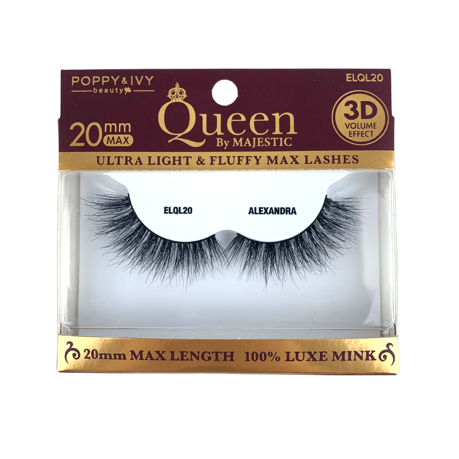 Poppy & Ivy Beauty Queen By Majestic Lashes 100% Luxe Mink - ELQL20 Alexandra