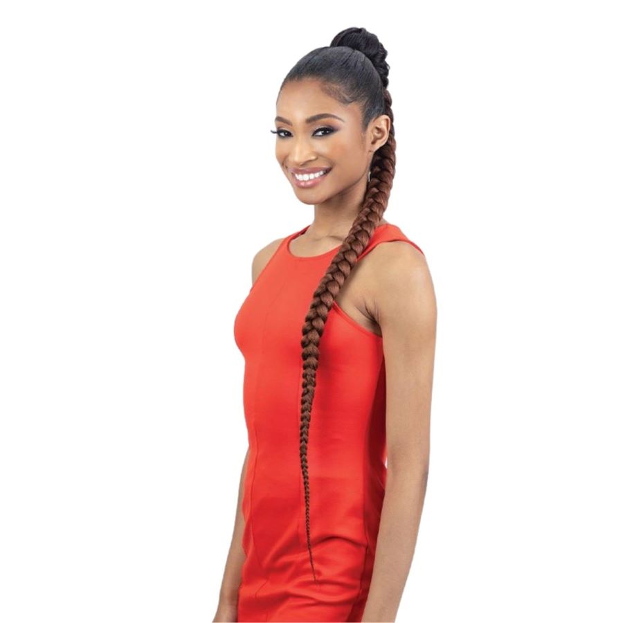 FreeTress Equal Drawstring Ponytail – Pre-stretched Braided Ponytail 38