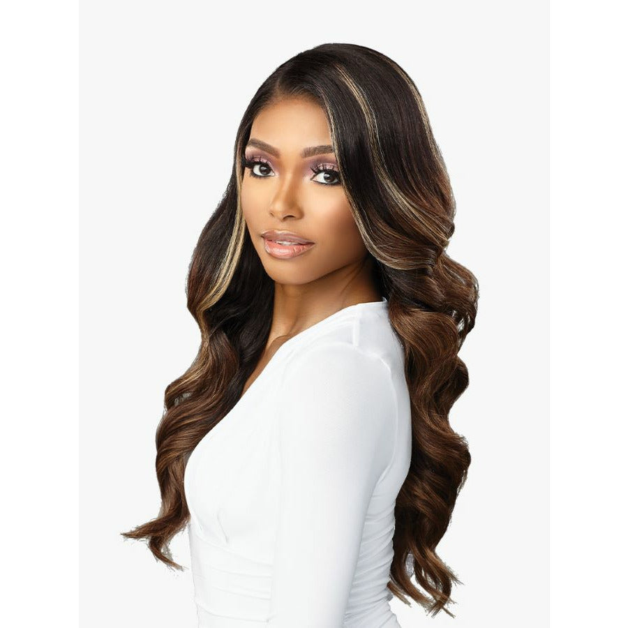 Sensationnel Butta Human Hair Blend HD Lace Front Wig - Glam Wave 24