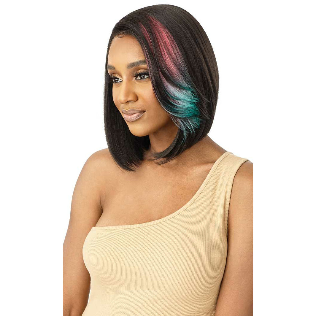 Outre Color Bomb Synthetic Lace Front Wig - Savina (1B & 613 only)
