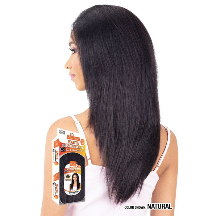 Model Model Haute 100% Human Hair HD Lace Frontal Wig - Straight 22