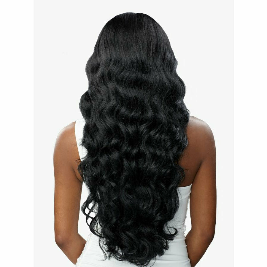 Sensationnel Butta Human Hair Blend HD Lace Front Wig - Curly Body 26