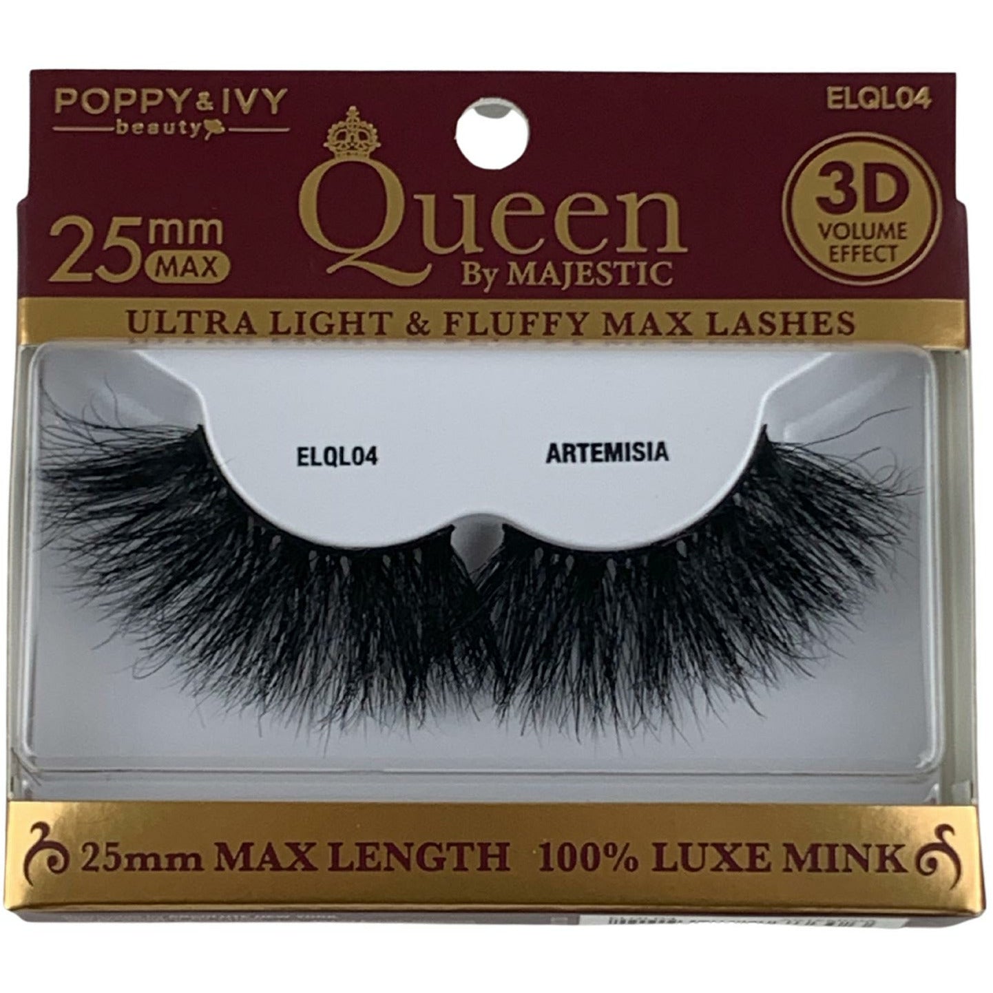 Poppy & Ivy Beauty Queen By Majestic Lashes 100% Luxe Mink - ELQL04 Artemisia