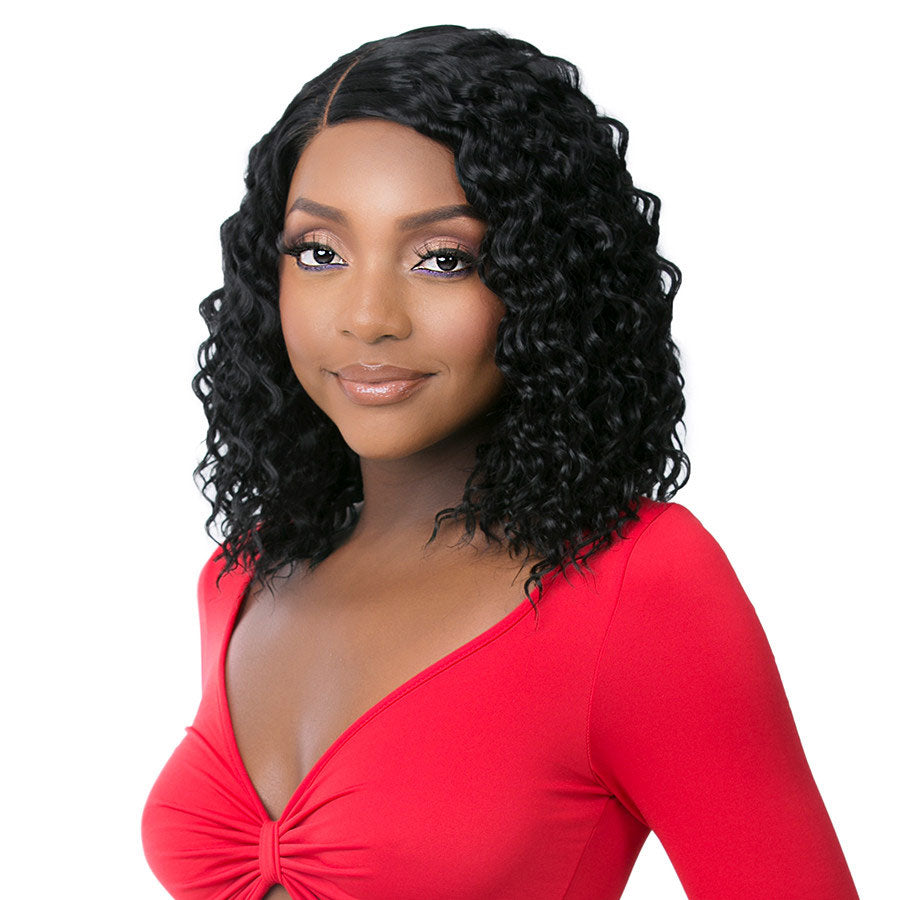 It's A Wig! 5G True HD Human Hair Blend Lace Front Wig - HD Lace Super Bohemian 16
