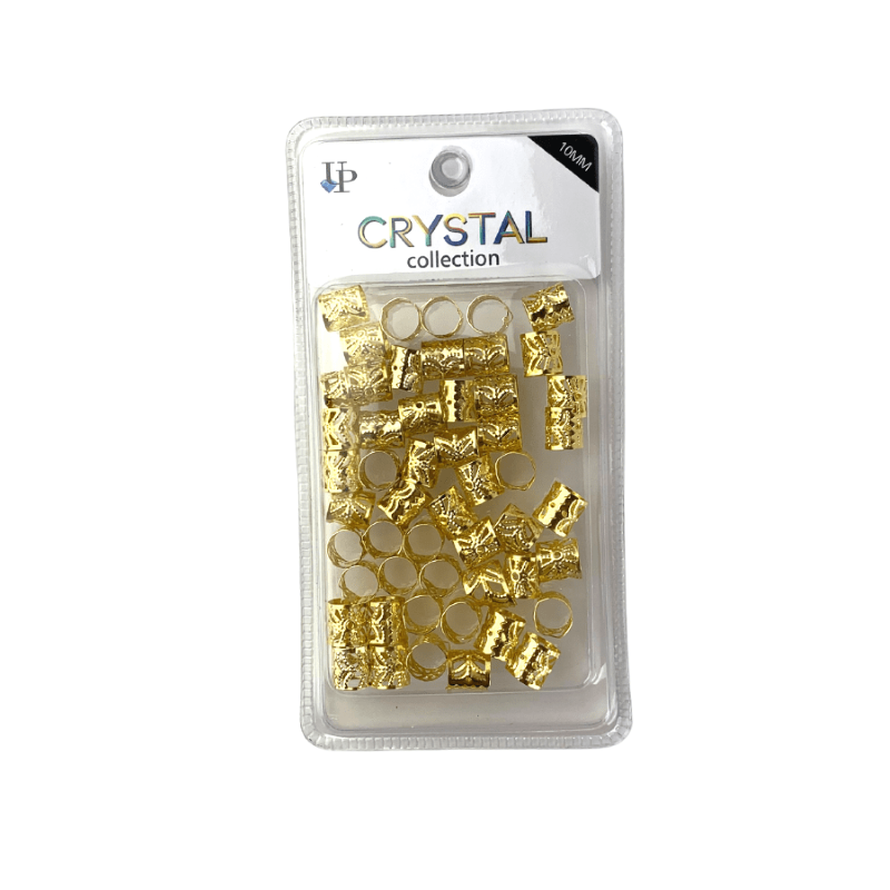 Crystal Collection Braid Tube Gold 10MM