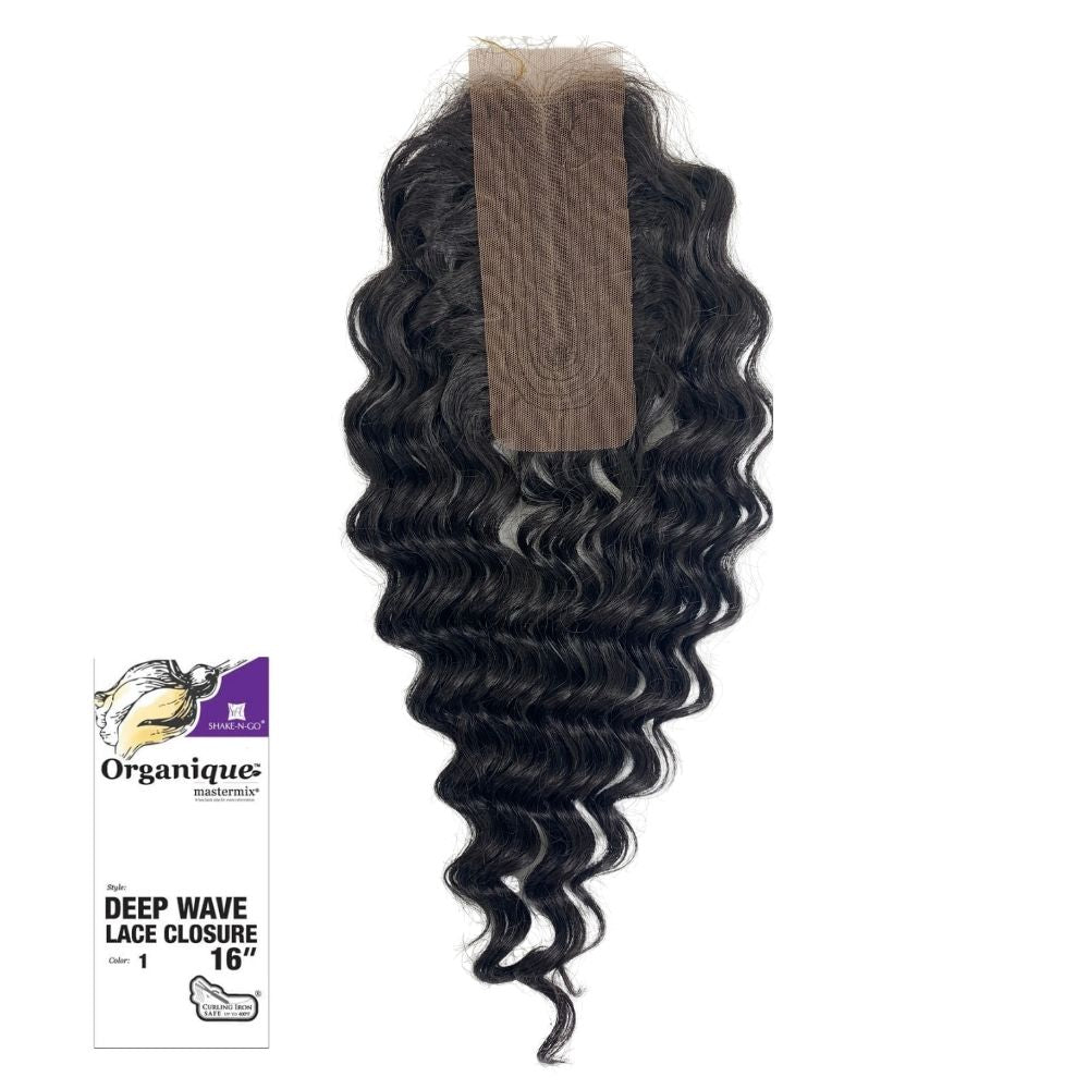 Shake-N-Go Organique MasterMix Lace Closure - Deep Wave 16