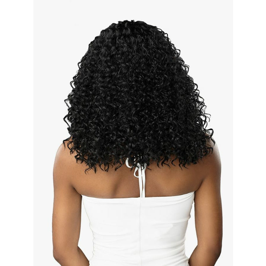 Sensationnel Butta Human Hair Blend HD Lace Front Wig - Water Wave 16