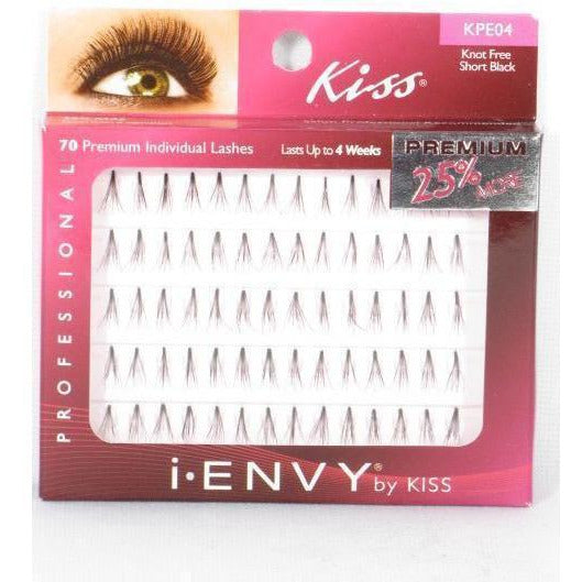 Kiss i-ENVY Lashes Knot Free Short Black KPE04