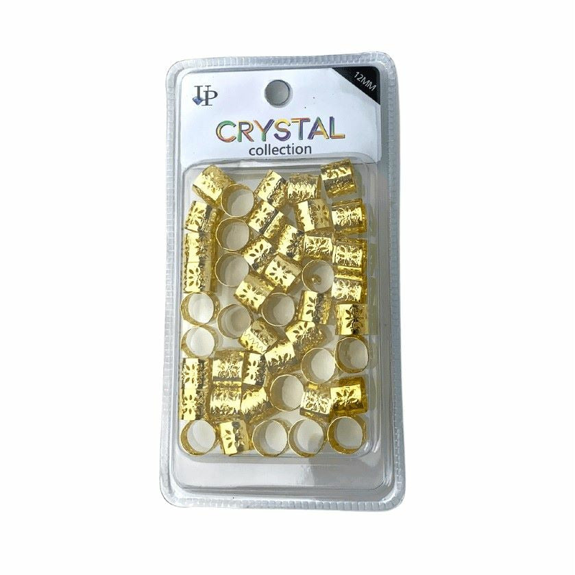 Crystal Collection Braid Tube Gold 12MM