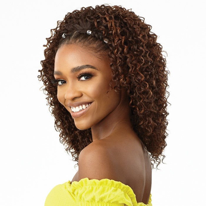 Outre Converti-Cap Synthetic Drawstring Half Wig - Teazy Does It