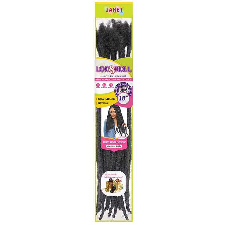 Janet Collection 100% Human Hair Locs - Loc-N-Roll 12