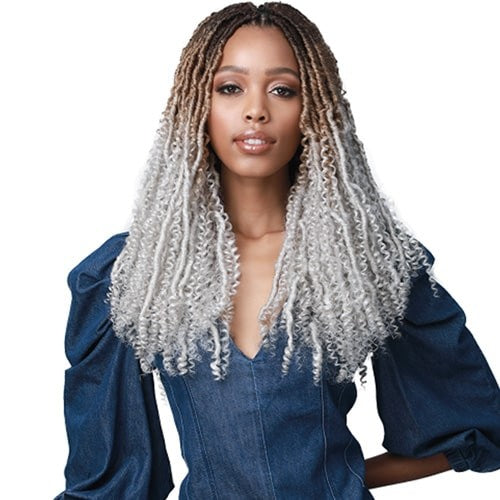 Bobbi Boss Synthetic Crochet Braids - 2X Nu Locs Water Curl Boho Style 18
