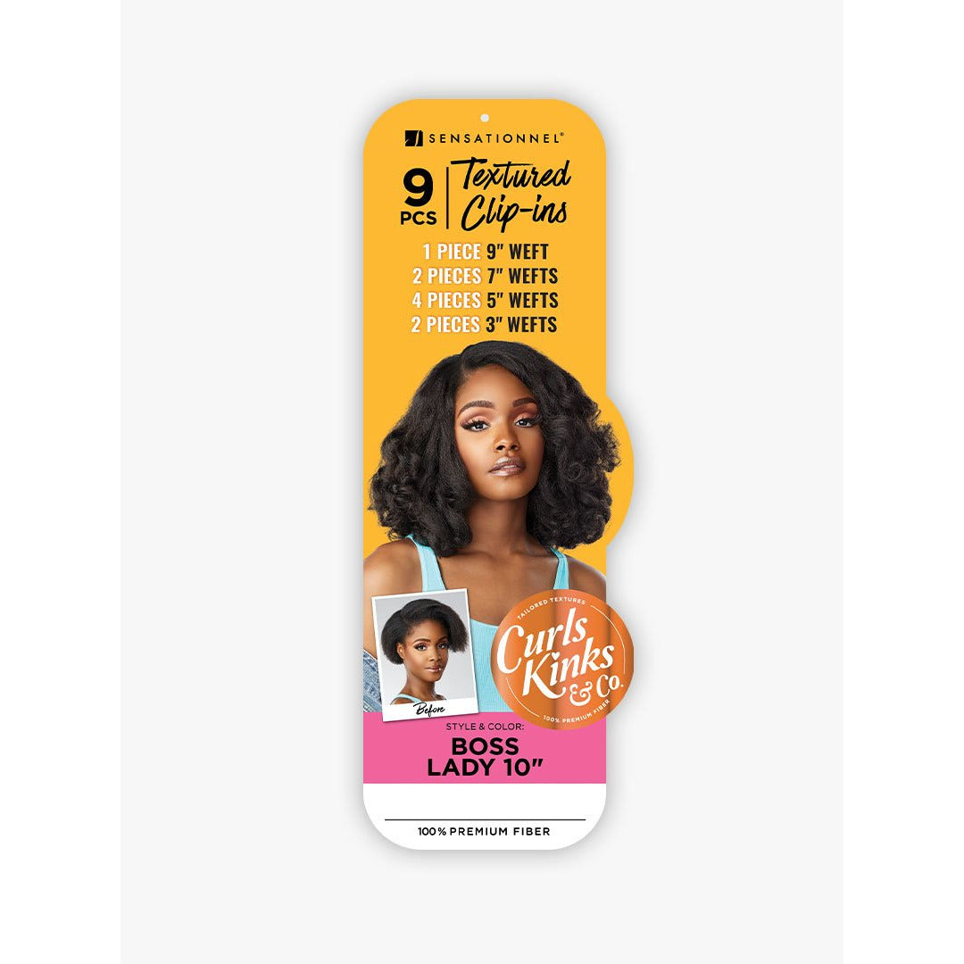 Sensationnel Premium Fiber Curls Kinks & Co Textured Clip-In - Top Lady 10