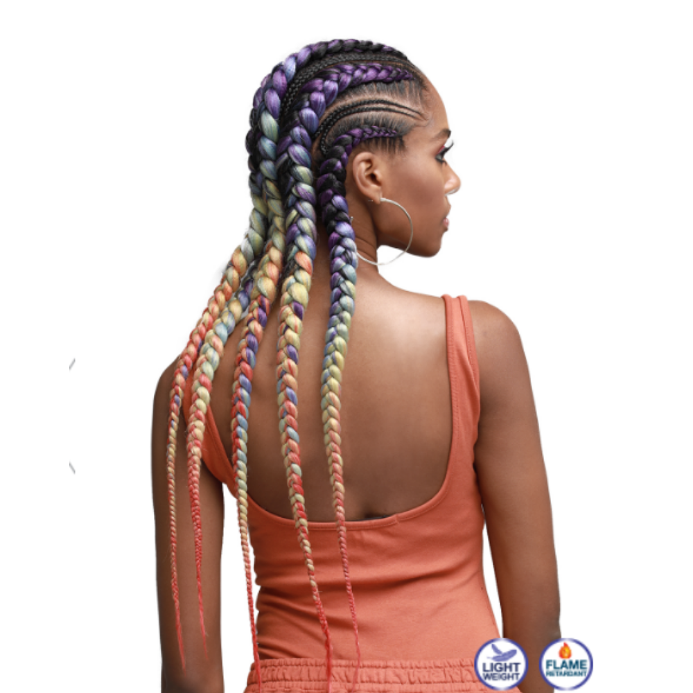 Bobbi Boss Synthetic Braids – 3X Just Braid Pre-Feathered 54