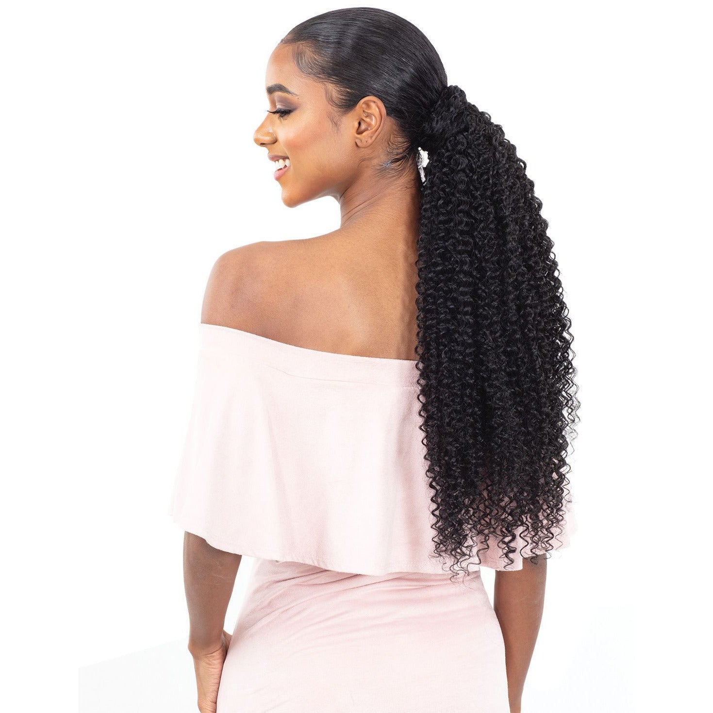 Shake-N-Go Organique MasterMix Pony Pro Wrap-Around Synthetic Ponytail - Bohemian Curl 32
