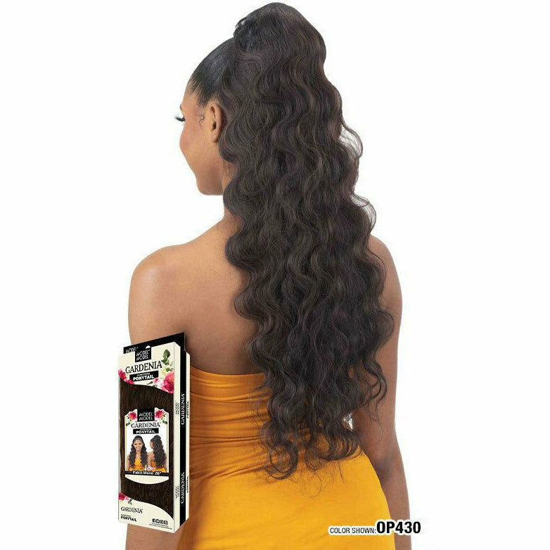 Model Model Gardenia Mastermix Drawstring Ponytail - Palm Wave 26