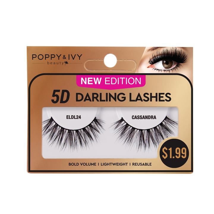 Poppy and Ivy Beauty 5D Darling Lashes - Cassandra #ELDL24