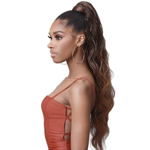 Bobbi Boss Miss Origin Tress Up Human Hair Blend Drawstring Ponytail - MOD022 Body Wave 28