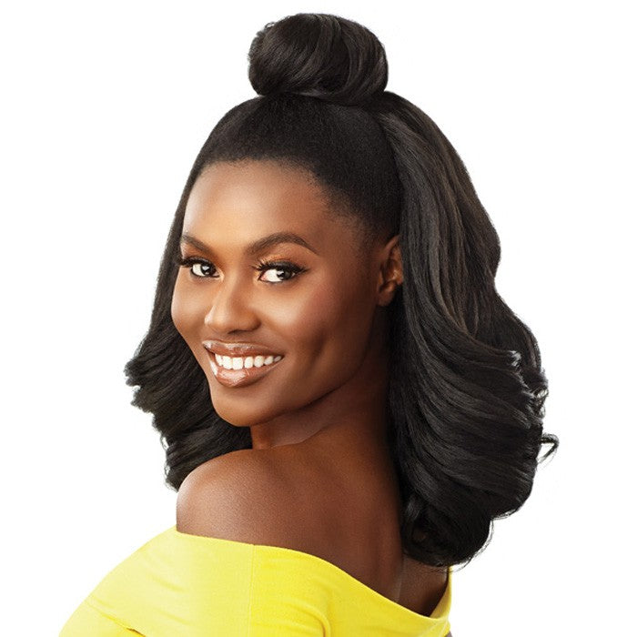 Outre Converti-Cap Synthetic Drawstring Half Wig - Lady Lioness