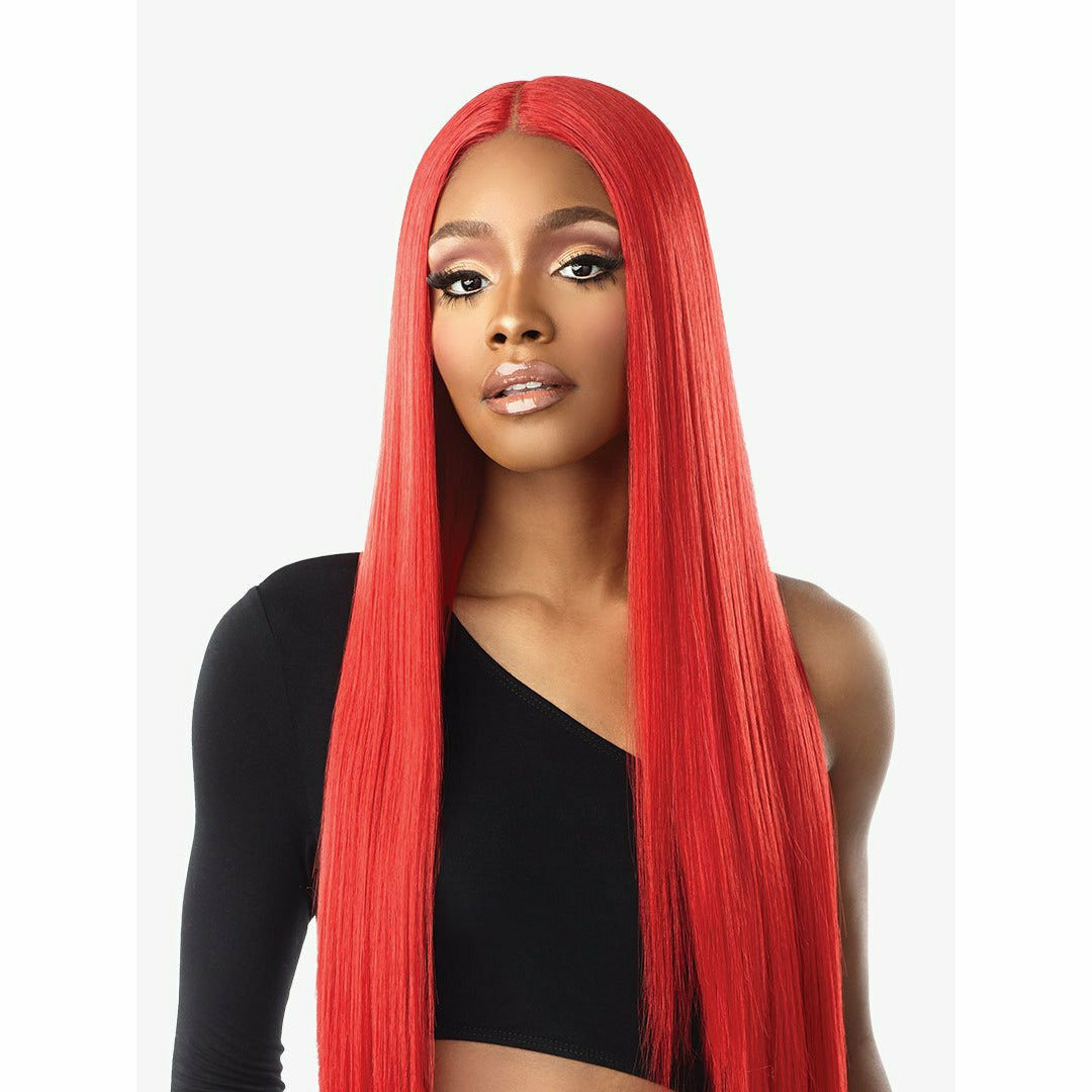 Sensationnel Shear Muse Red Krush Synthetic HD Lace Front Wig - Salisha (CARROT RED only)