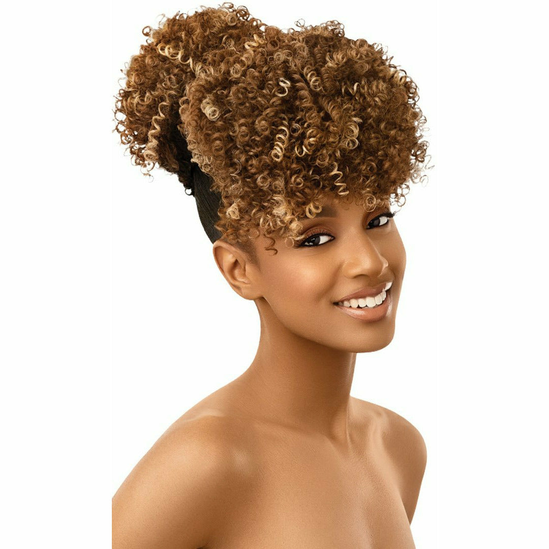 Outre Converti-Cap Synthetic Drawstring Half Wig - After Midnight