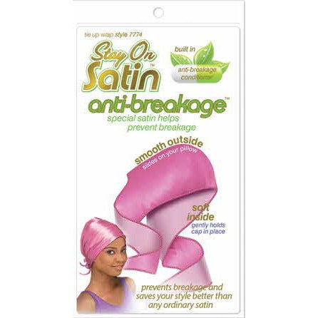 Stay On Satin Anti-Breakage Tie Up Wrap Style #7774