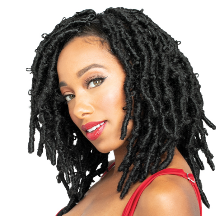 Zury Synthetic Crochet Braids - 2x Butterfly Distressed Locs 10