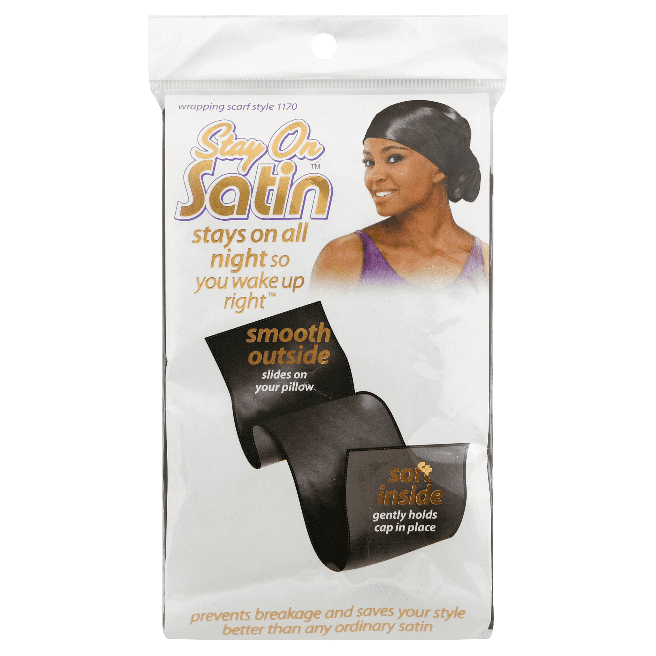 Stay On Satin Wrapping Scarf Style #1170